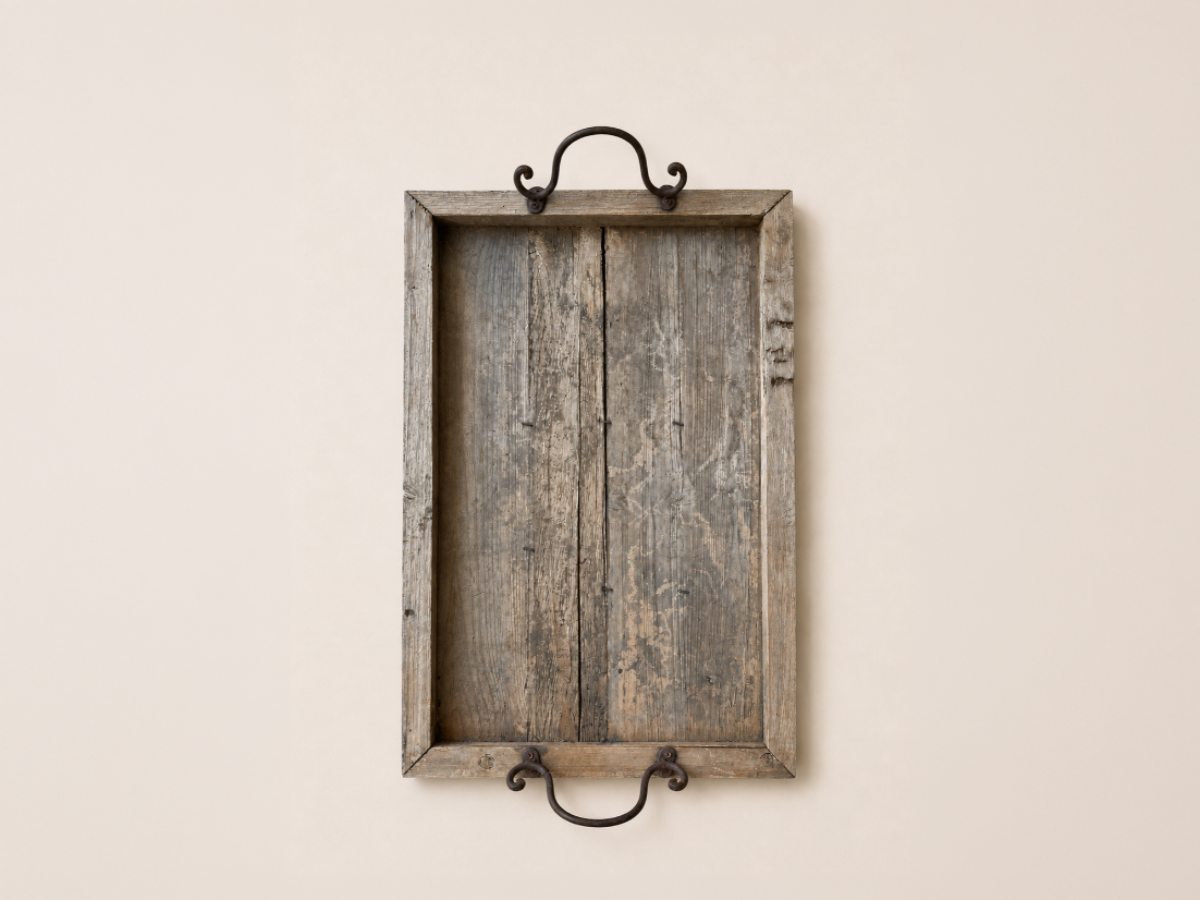 Rustiek houten dienblad - Naturel