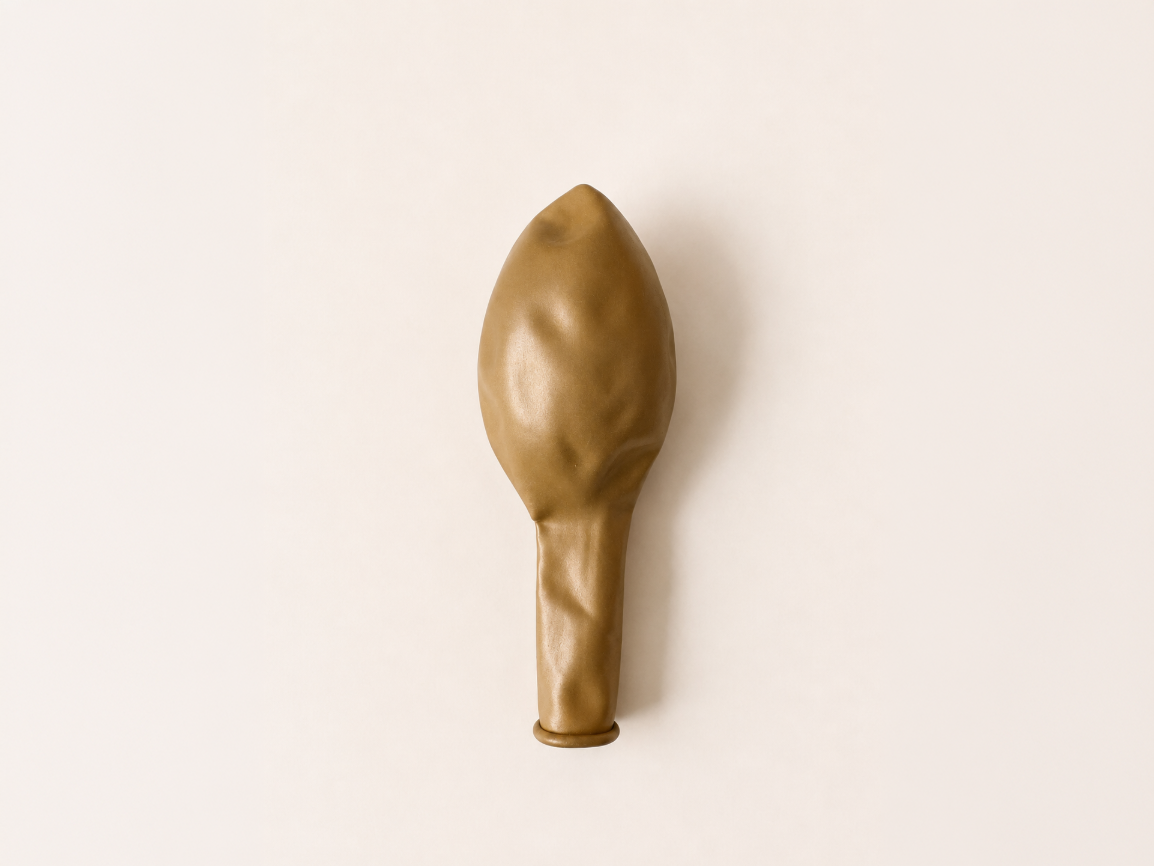 Heliumballon - Goud
