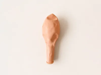 Heliumballon - Peach