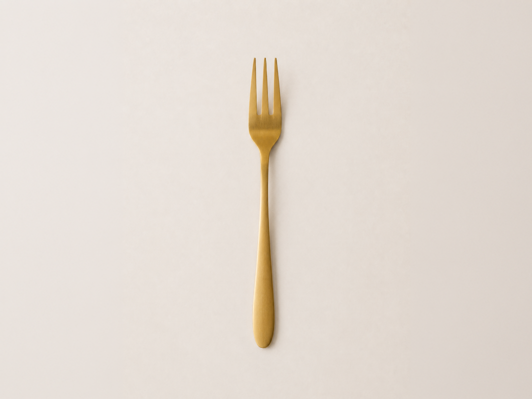 Dessertvork - Goud